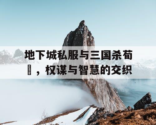 地下城私服与三国杀荀彧，权谋与智慧的交织